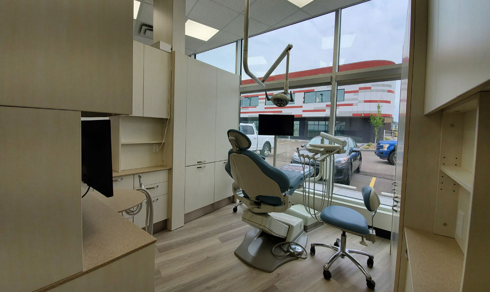 Kings pointe dental treatment area in Airdrie