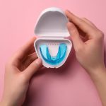 custom mouth guard designed to protect teeth during sports